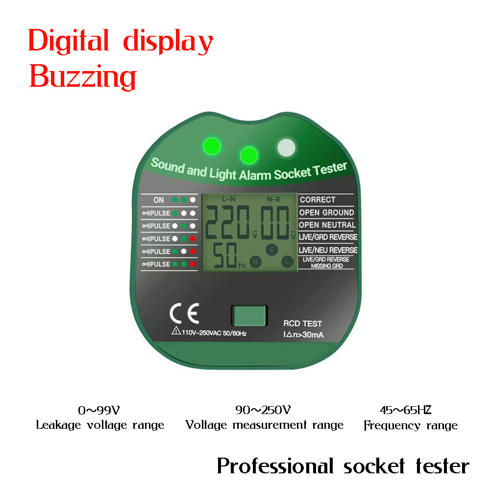 Power Tools Uk Review - MS5902 Digital Display Buzzing Socket Tester