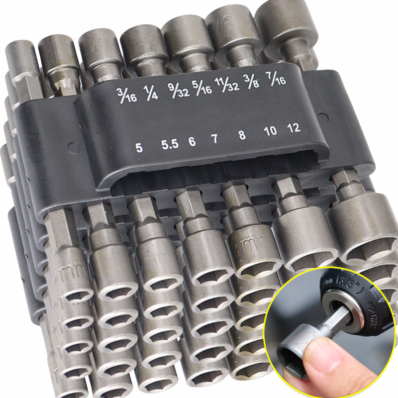 Power Tools Machine - 9/14Piece Hexagon Nut Driver Drill Bit