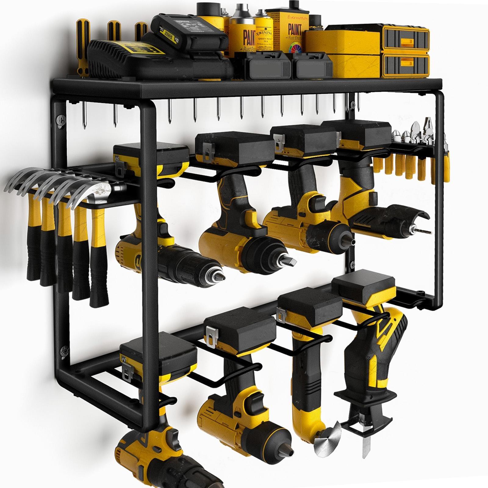 Power Tools Organizer - Heavy Duty Metal Power Tool Organizer