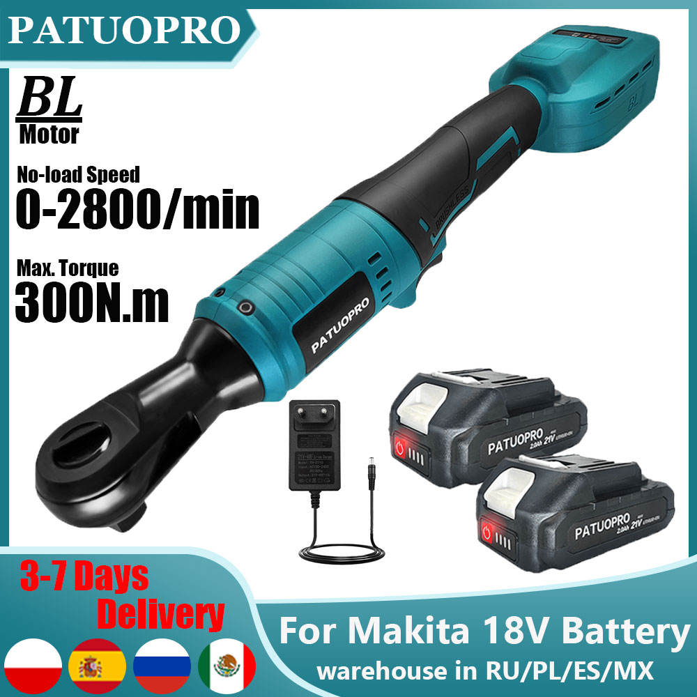 Power Tools Ingco - 300N.m Brushless Electric Ratchet Wrench 1/2