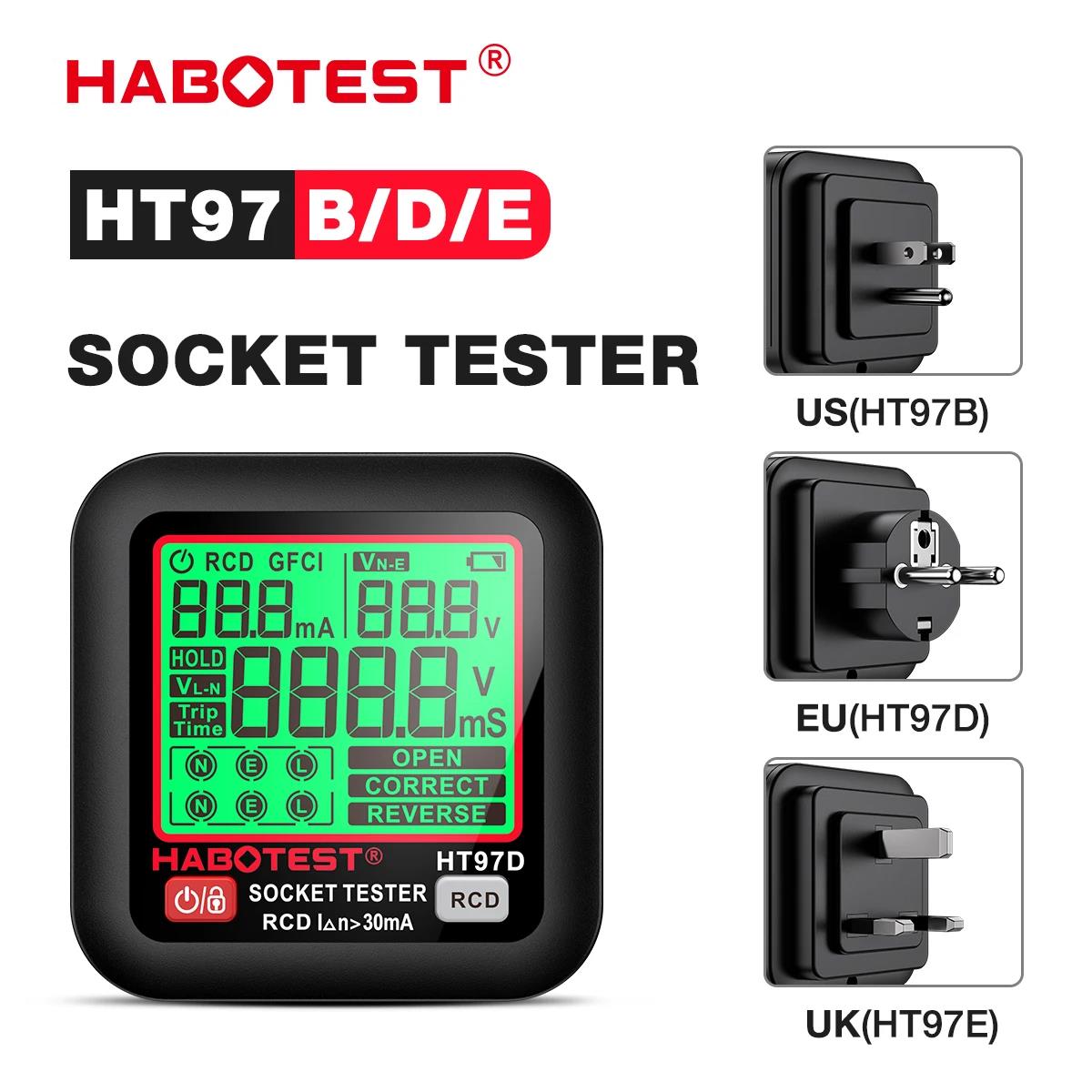 Power Tools Uk Review - HABOTEST HT97 Digital Socket Tester Smart