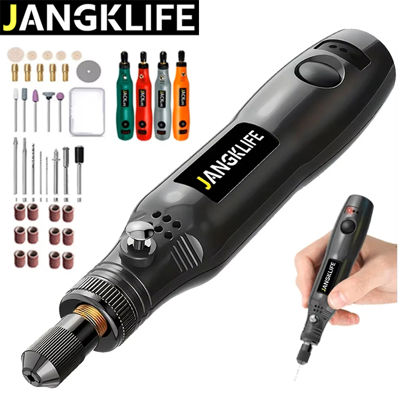 Power Tools Ingco - JANGKLIFE USB Cordless Rotary Tool Kit