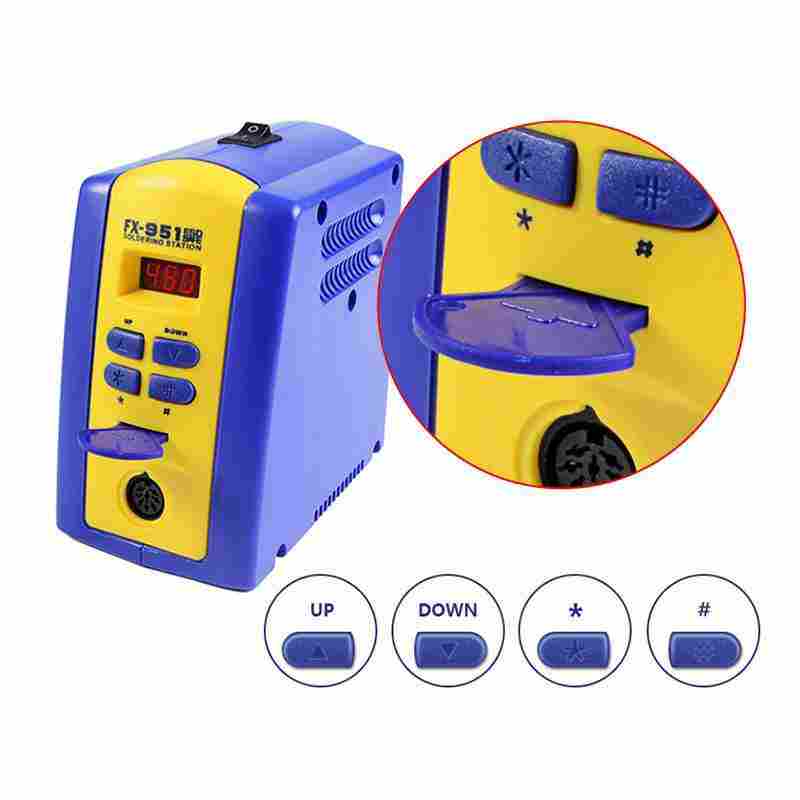 Power Tools Toolstation - Digital FX951 75W Soldering Station FX-951