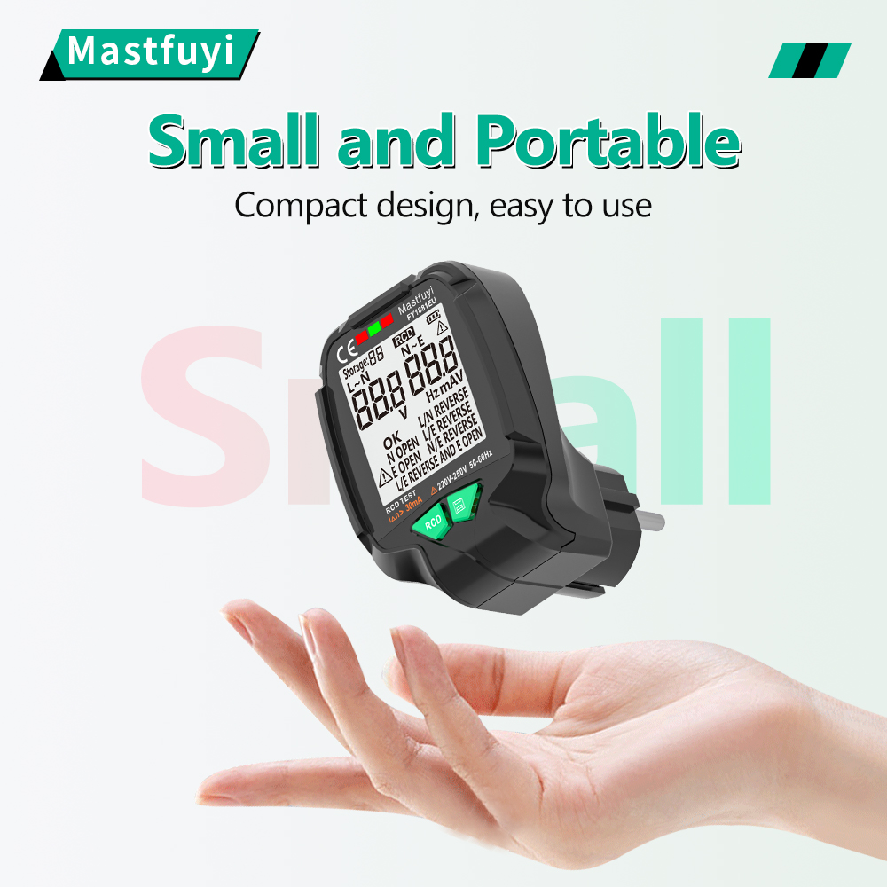 Power Tools Uk Review - MASTFUYI FY1881 Socket Tester Voltage Test