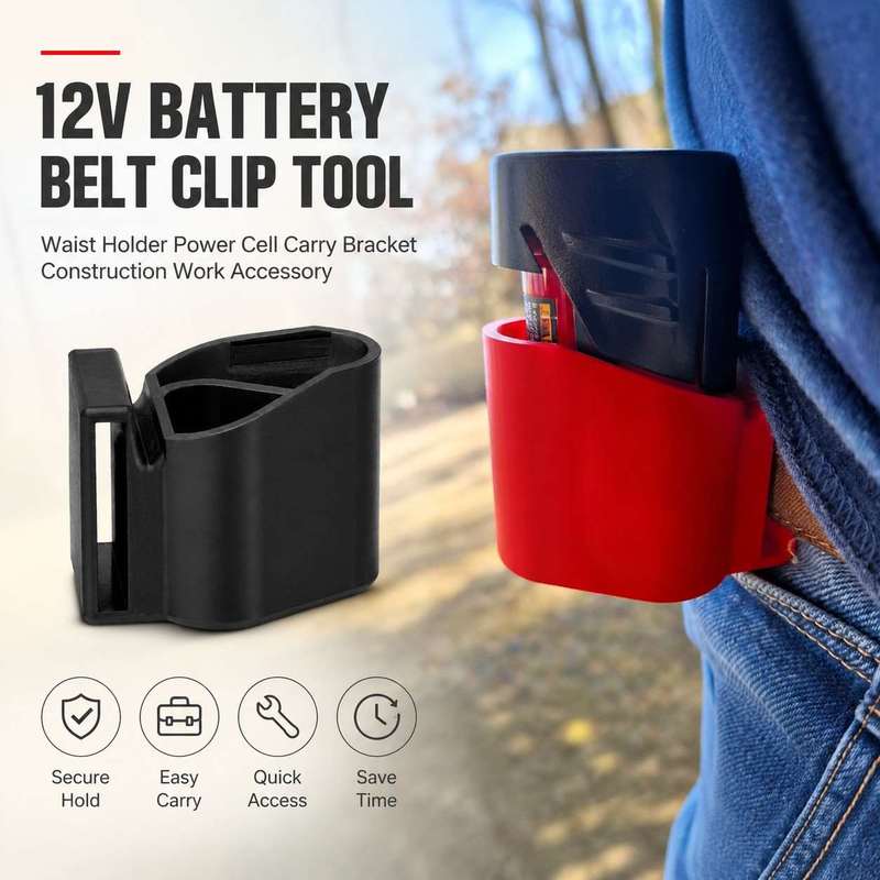 Power Tools For Construction Work - 12V Battery Belt Clip Tool Waist