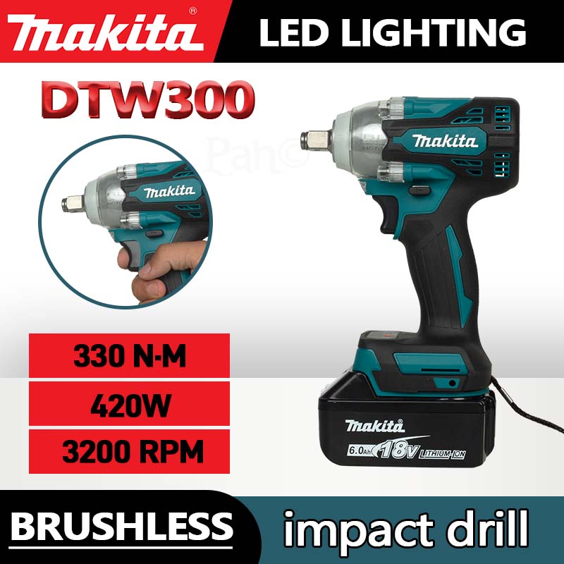 Power Tools Impact Wrench - MAKITA DTW300Z Brushless lithium battery impact
