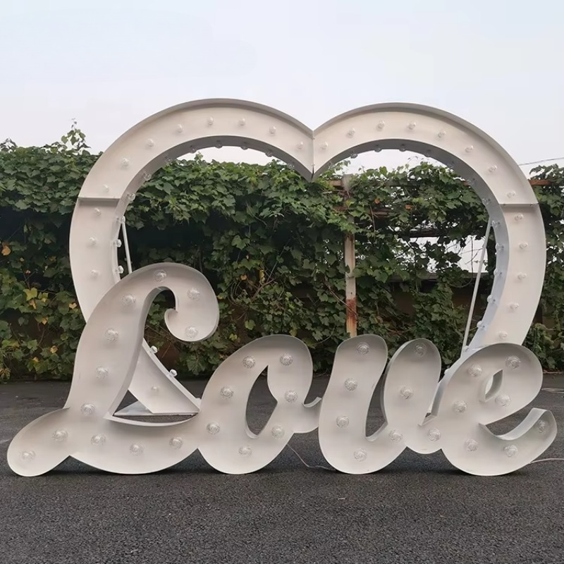 Power Tools Rental - 2026 LED luminous photography heart-shaped wedding