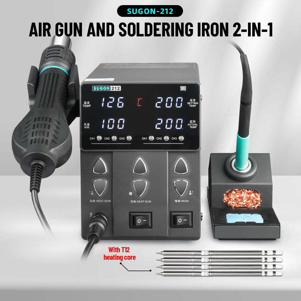 SUGON 212 760W 2-in-1 Solderin - Power Tools Toolstation review and price