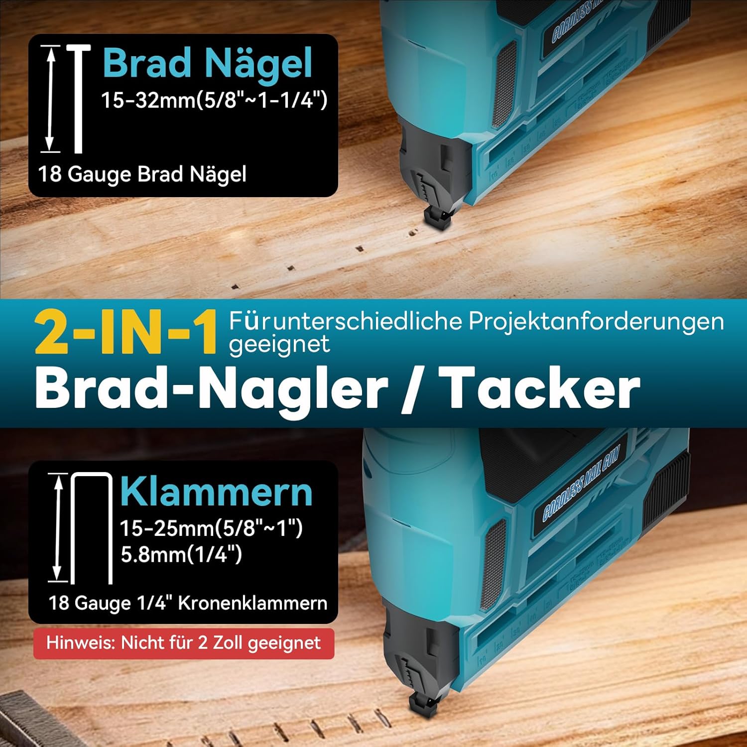 2 In1 Cordless Electric Nail G - Staple Gun Electric review and price