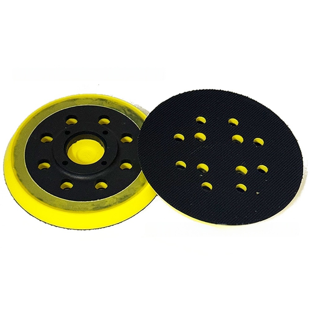 5 Inch 8 Hole Yellow Black Pol - Power Tools Yellow And Black review and price
