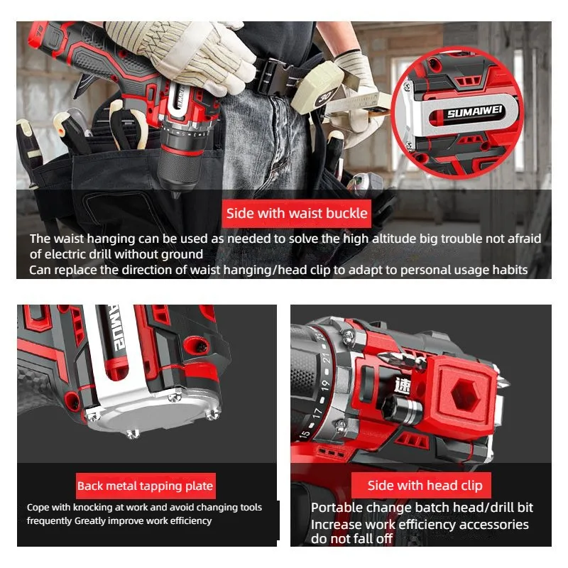 Brushless Electric Drill Tappi - Power Tools Ingco review and price