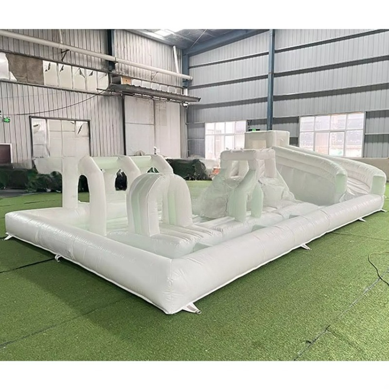 White inflatable water enterta - Power Tools Rental review and price