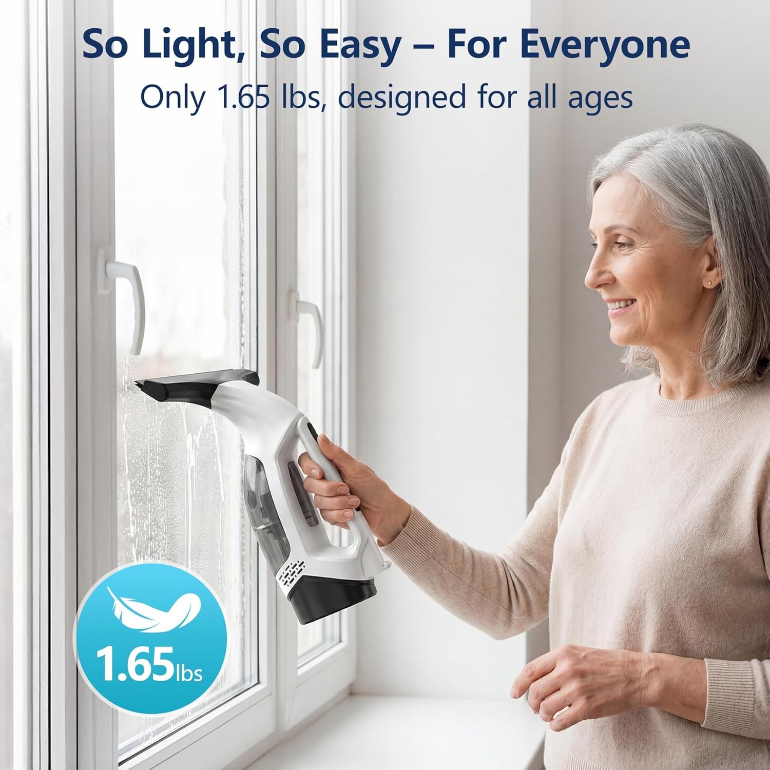 2000Pa Handheld Window Vacuum  - Power Tools Set review and price