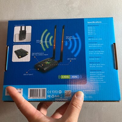 New ALFA AWUS036ACH Uses RTL88 - Power Tools For Linux review and price