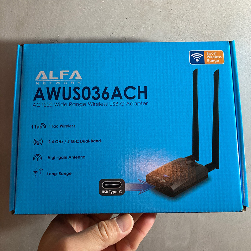 New ALFA AWUS036ACH Uses RTL88 - Power Tools For Linux review and price