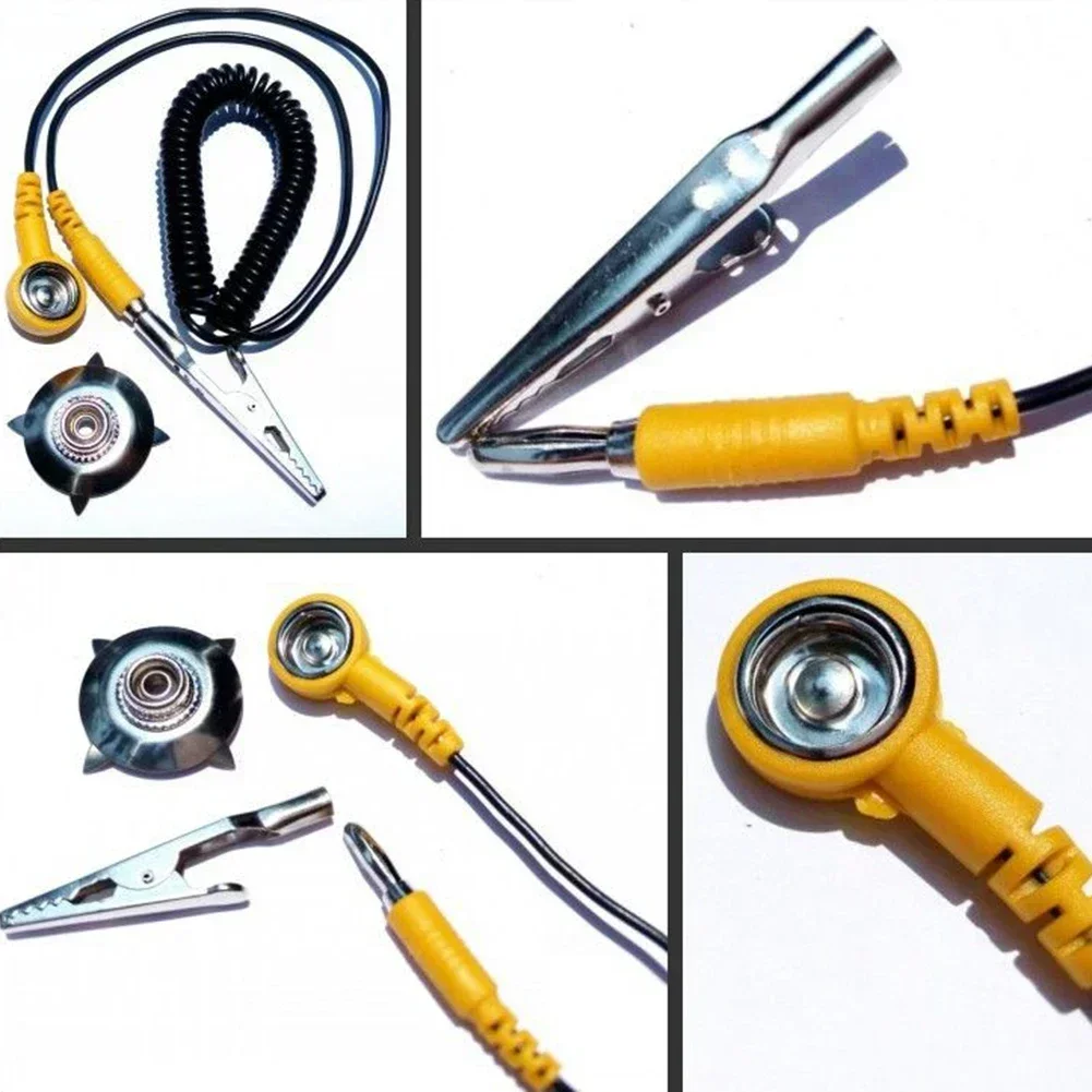 1pc ESD Ground Wire Anti-stati - Power Tools Yellow And Black review and price