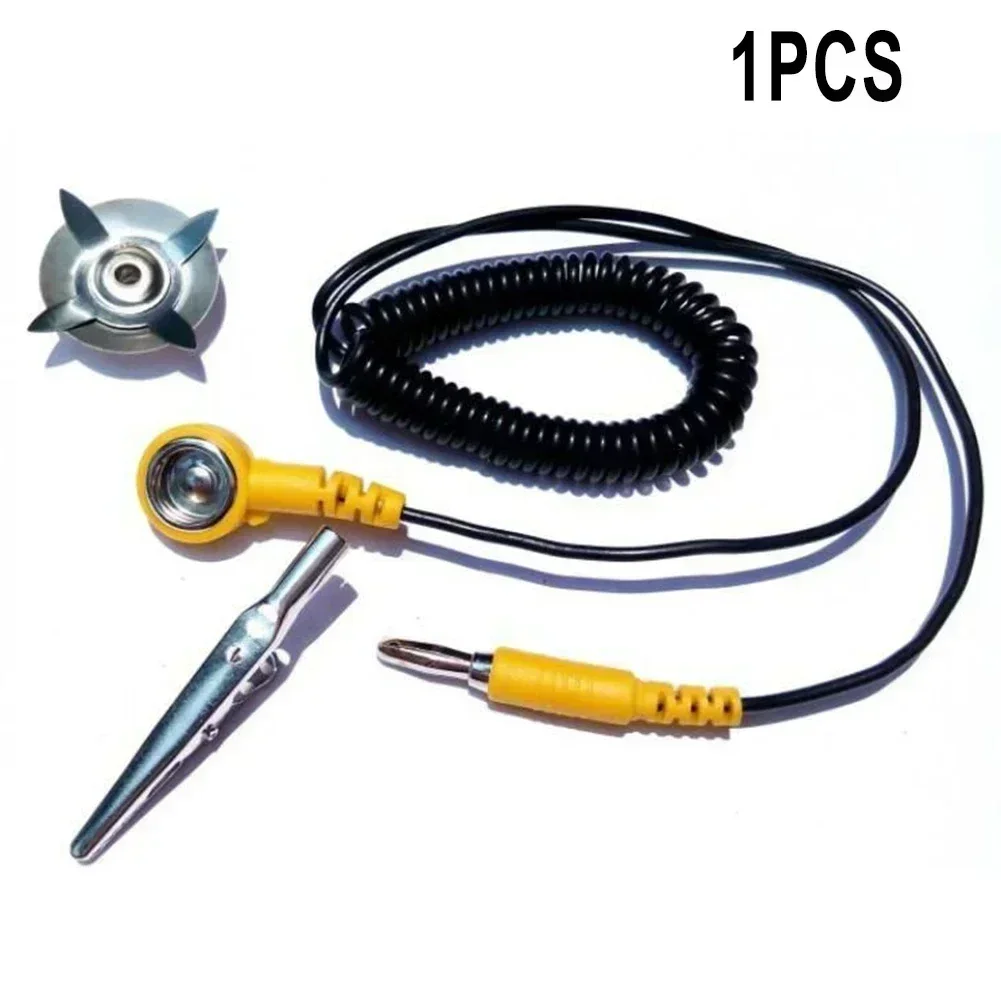 1pc ESD Ground Wire Anti-stati - Power Tools Yellow And Black review and price