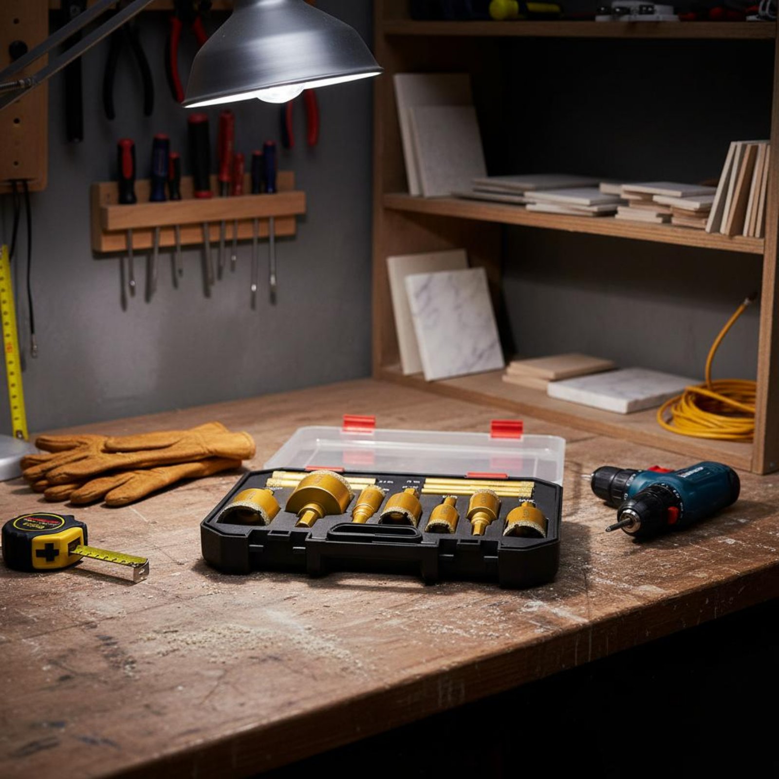 12 Pieces Brazed Crystal Drill - Power Tools Set review and price