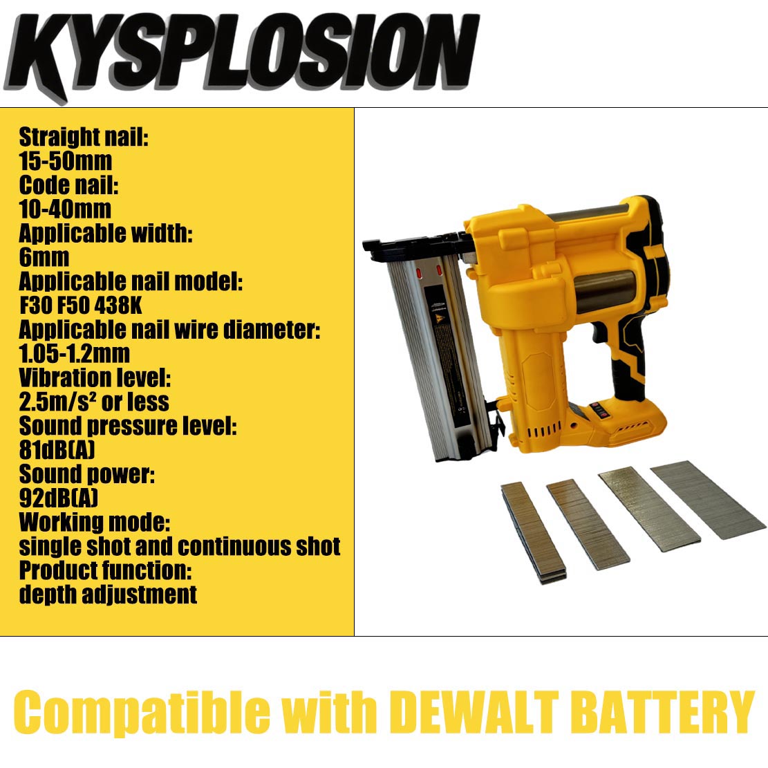 2in1 Brushless Electric Nail G - Power Tools Manufacturers review and price