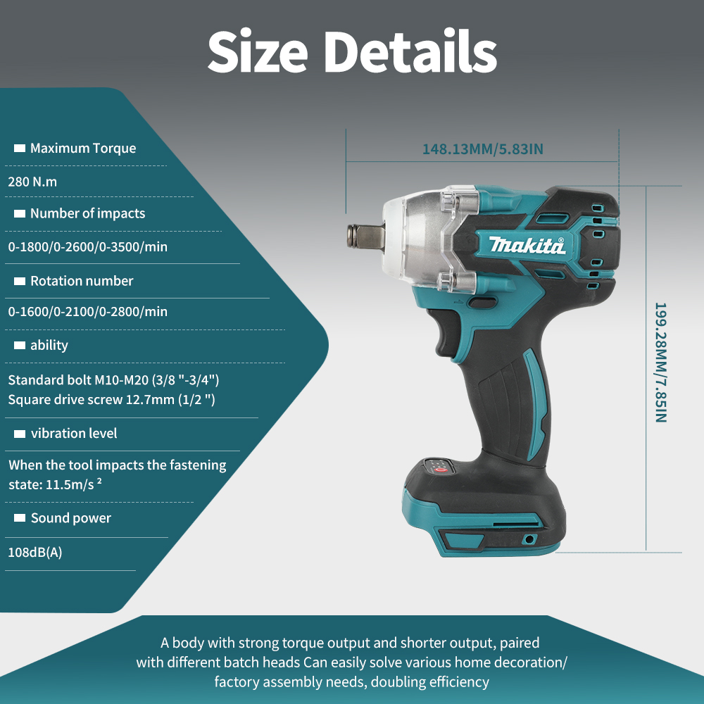 Makita DTW285+DTD171 Brushless - Power Tools Impact Wrench review and price