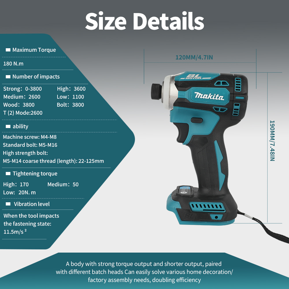 Makita DTW285+DTD171 Brushless - Power Tools Impact Wrench review and price