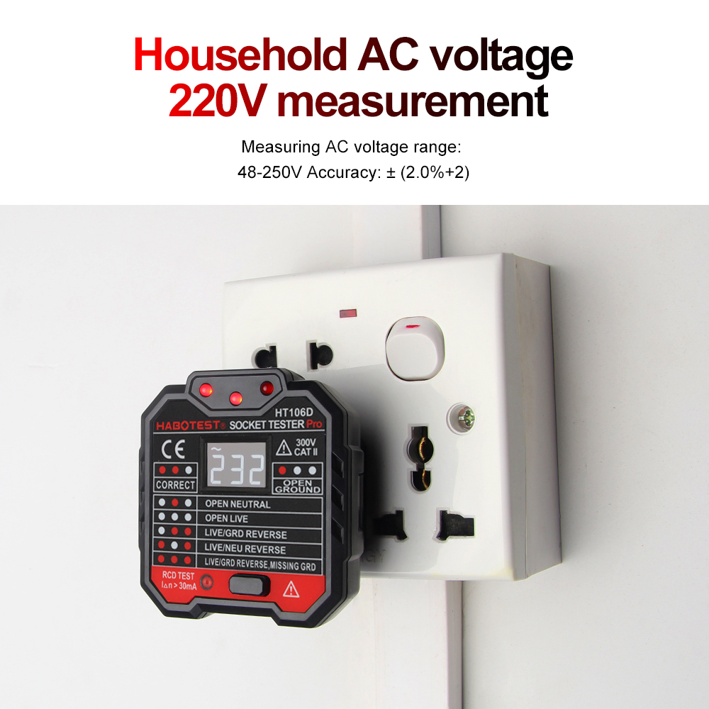 HABOTEST HT106 Digital Socket  - Power Tools Uk Review review and price