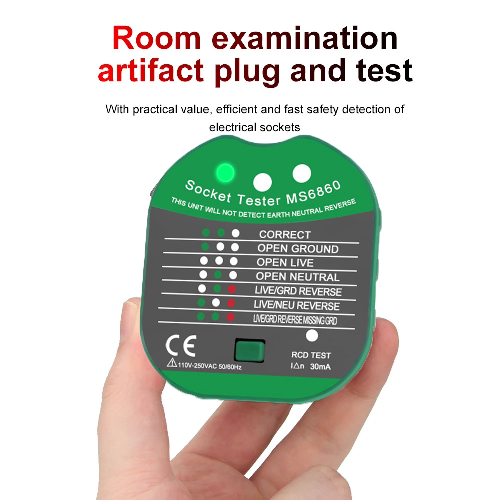 30mA Socket Tester Voltage Tes - Power Tools Uk Review review and price