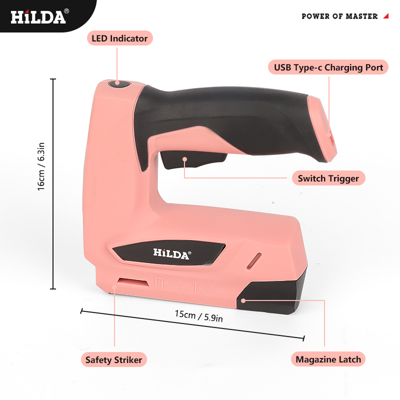 HILDA Electric Staple Nail Gun - Staple Gun Electric review and price