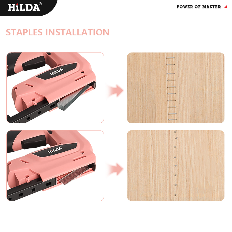 HILDA Electric Staple Nail Gun - Staple Gun Electric review and price