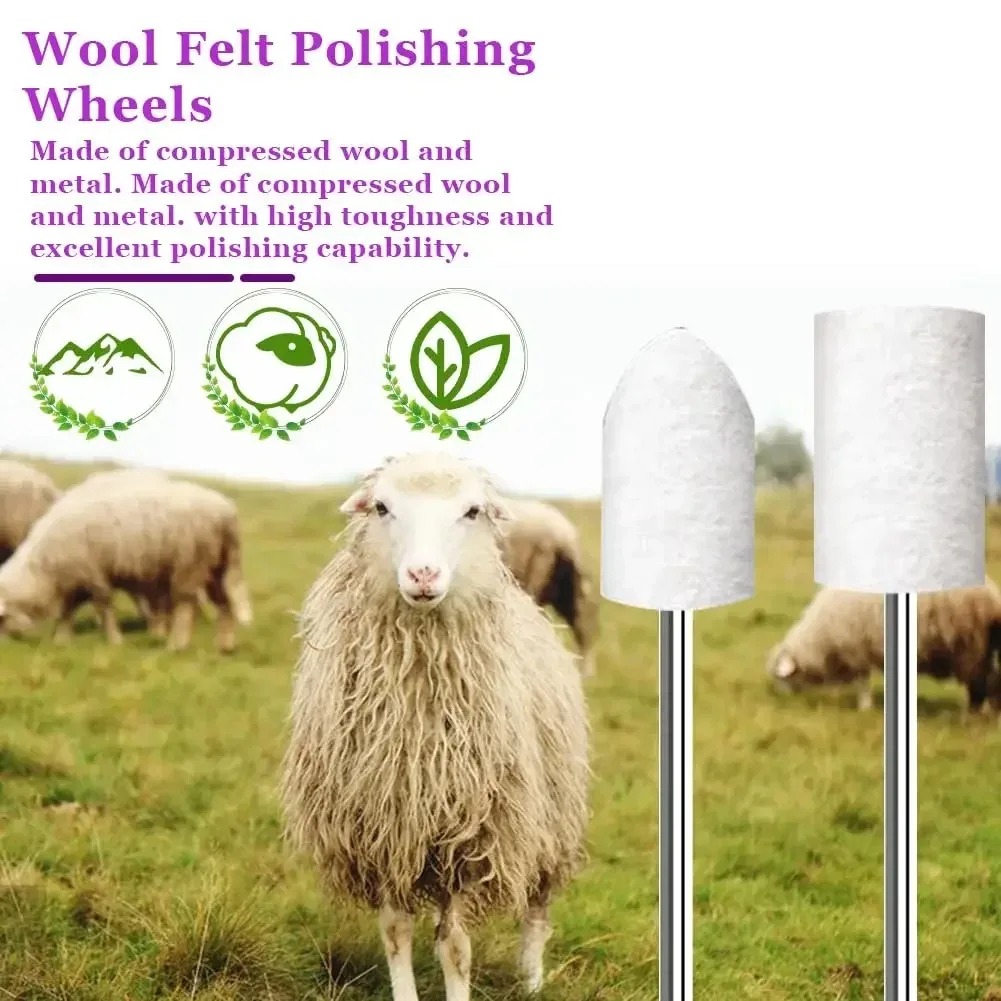 80PCS Wool Felt Buffing Wheel  - Rotary Tool Kit review and price
