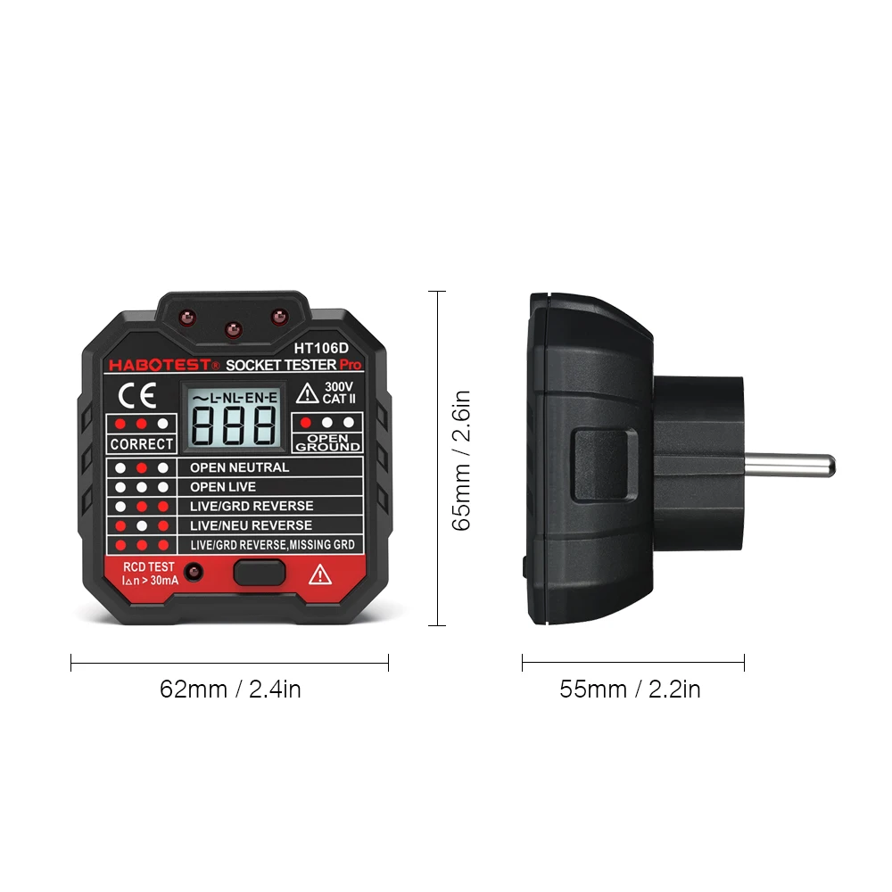 HT107 Pro Digital Socket Teste - Power Tools Uk Review review and price