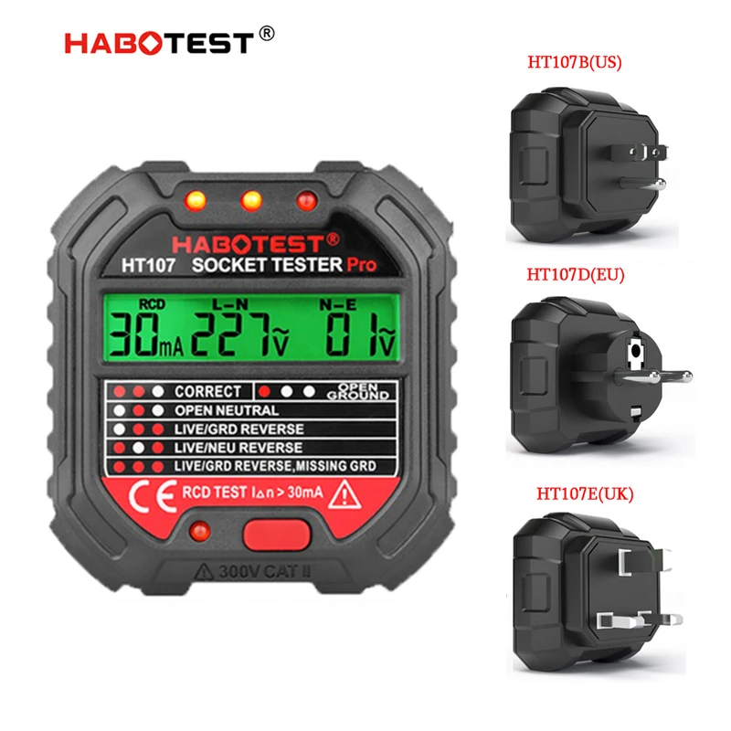 HT107 Pro Digital Socket Teste - Power Tools Uk Review review and price