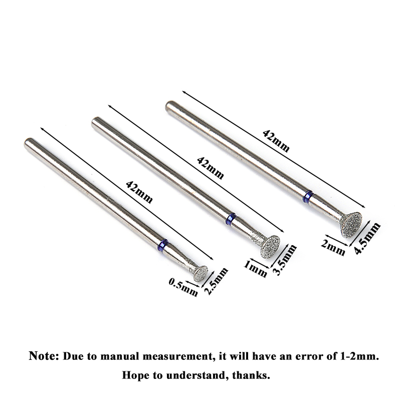 3pcs/set Diamond Nail Drill Bi - Rotary Tool Kit review and price